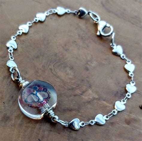 urn bracelet charms|sterling silver urn bracelet.